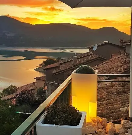 La Terrazza Sul Lago Turano Castel di Tora Exterior foto